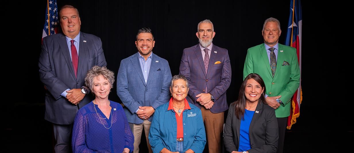 Bastrop ISD Board of Trustees group photo, August 2025